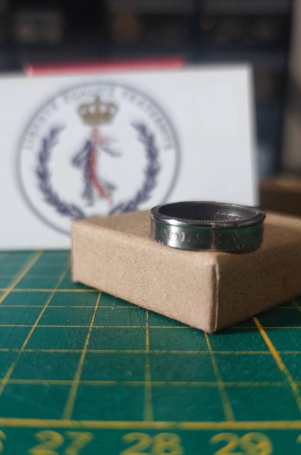 Bague piece de monnaie 1 Zloty