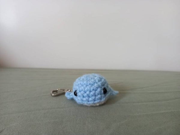Gehaakte (sleutelhanger) walvis