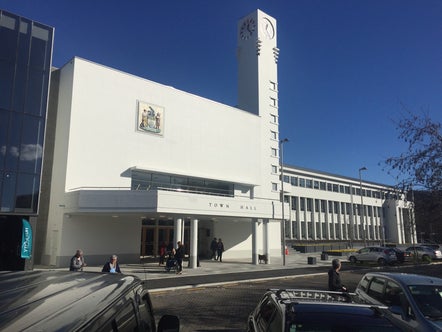 Picture of the Council administration building on Laings Road