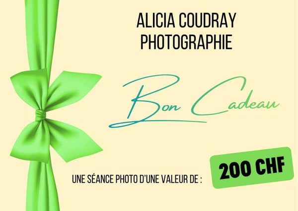 Bon cadeau d'une valeur de 200 CHF