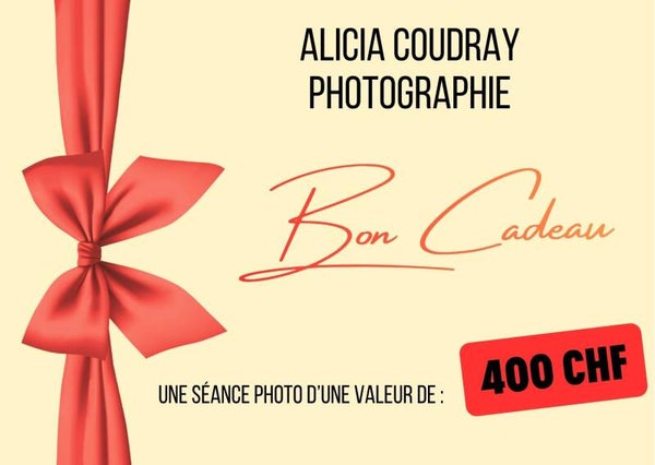 Bon cadeau d'une valeur de 400 CHF