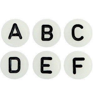 Letterkralen off white!