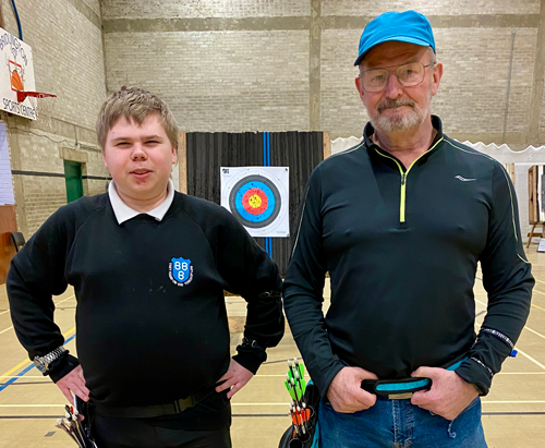 Iron-man and iron-boy archery challenge
