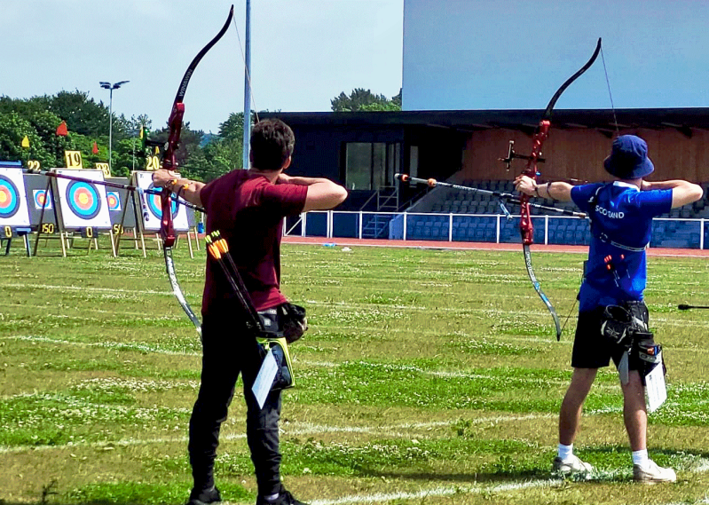 Liam Jordan shooting at the JNAS stage 3, Scotland