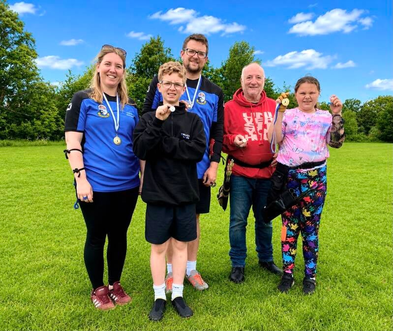 Winter archery award group