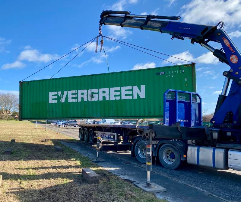 swinging onto the blocks