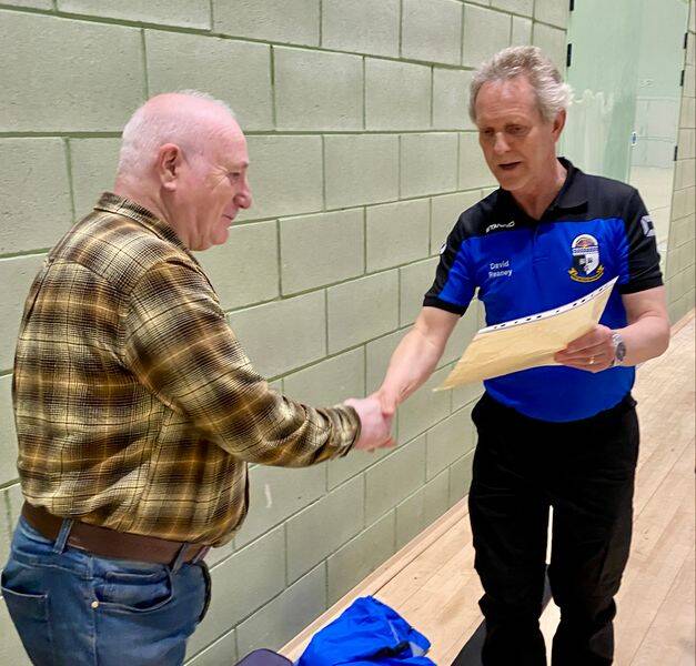 David Duffill passes the course