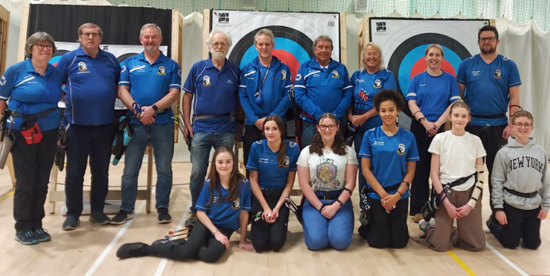 A group shot of Bridlington Bat Archers