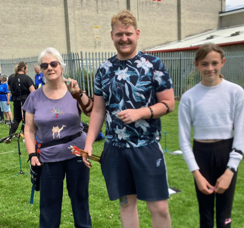 Maggie, Tom & Mya of Bridlington Bay Archers, win awards