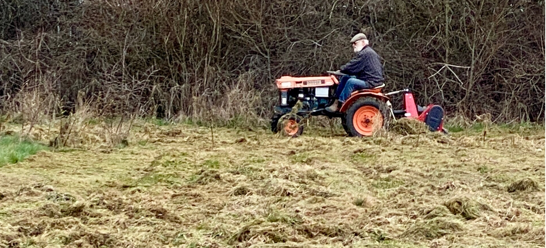 John and his mighty mower!