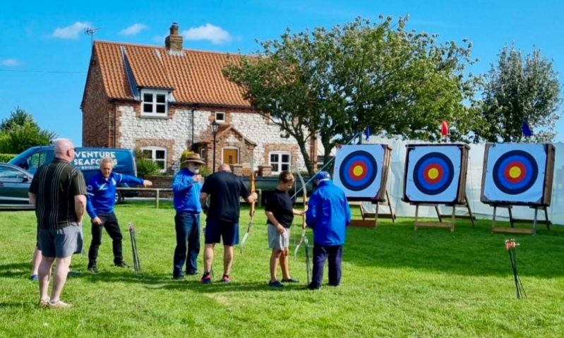 Have a go archery at the RNLI day