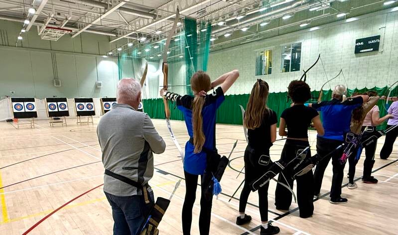 archery indoors at leisure World