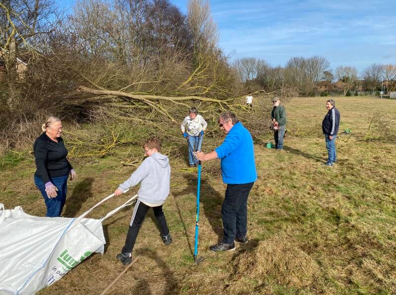 preparing the archery grounds for 2026