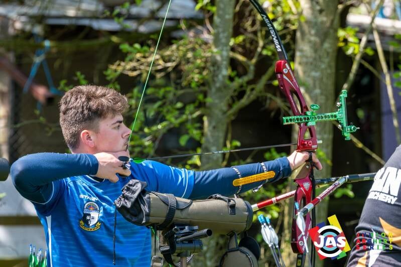 Liam Jordan takes aim at the target