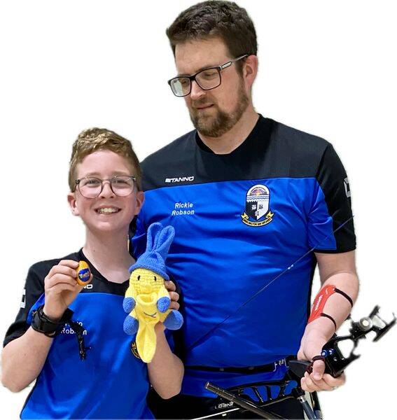 Hugo wins archery bingo