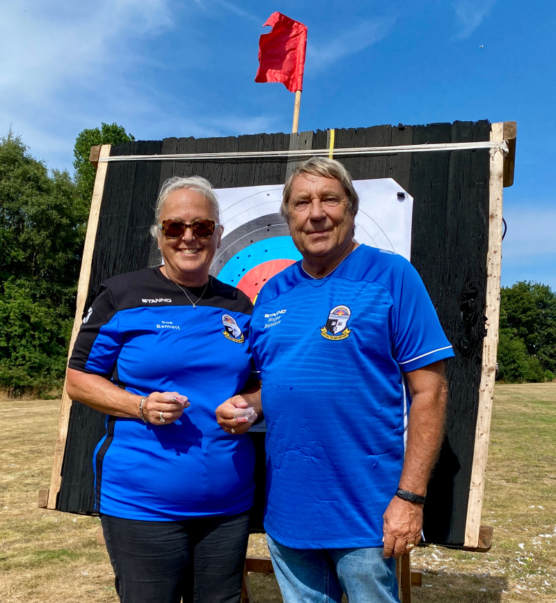Archers Roger and Sue Bennett