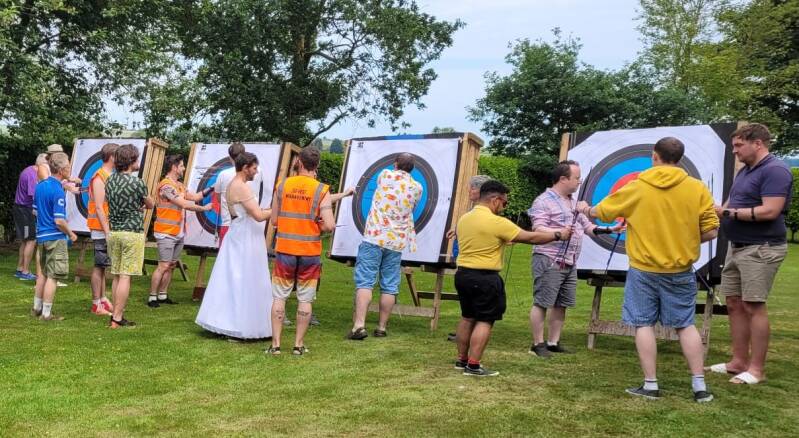 stag do archers collect their arrows