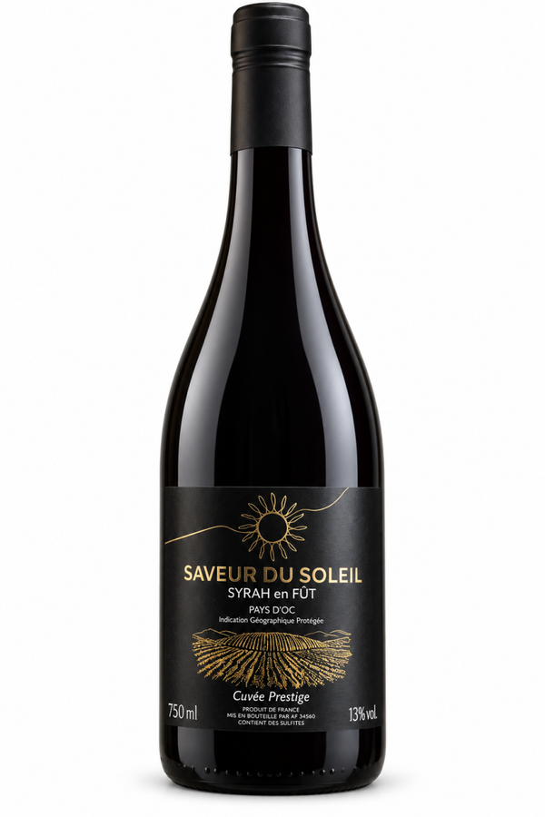 Saveur Du Soleil-Syrah en fût