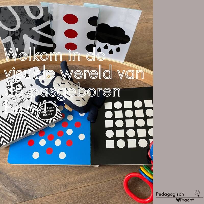 De visuele wereld van de pasgeboren baby