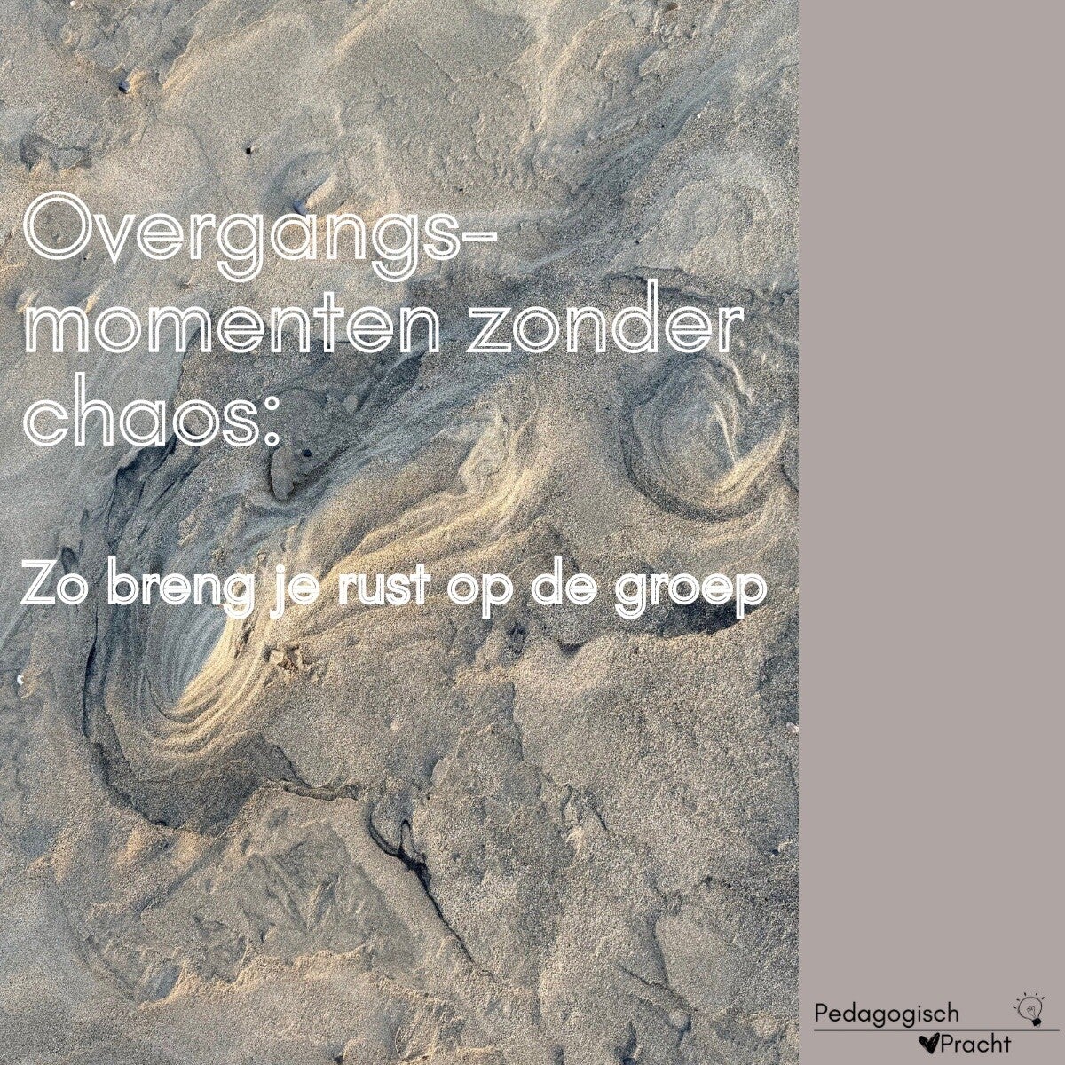 rust in oergangsmomenten op kinderdagverblijf