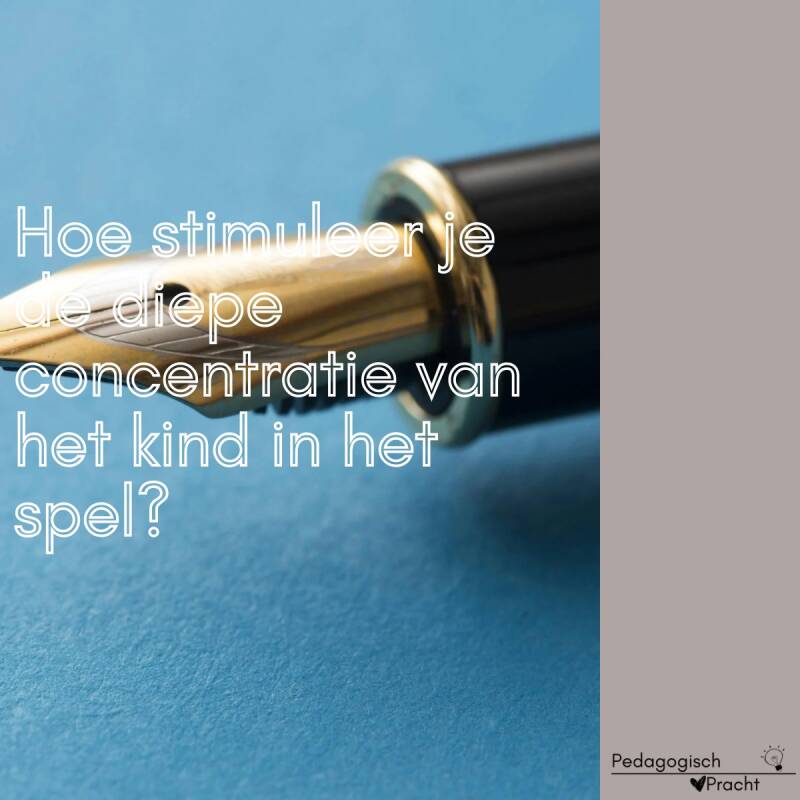 Stimuleren diepe concentratie kind spel