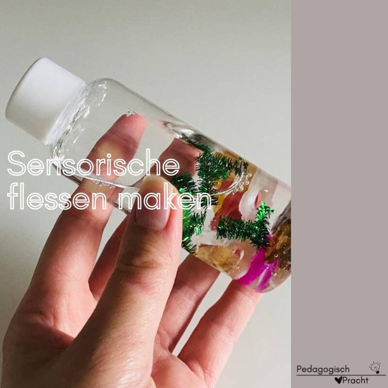 Zelf sensorische flessen maken