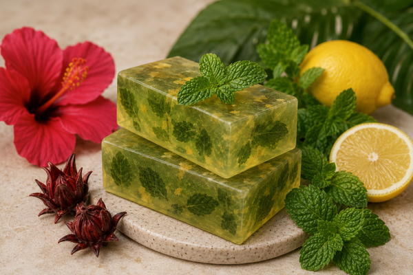 Mint & Lemon Soap Refreshing, Purifying & Energizing Skin Care