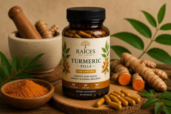 Turmeric Herbal Capsules Natural Daily Support for Wellness & Vitality