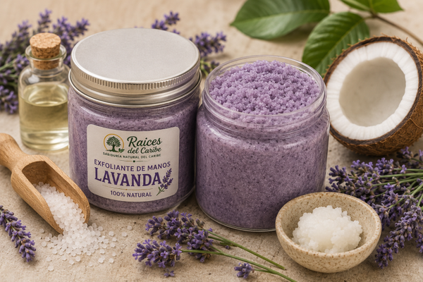 Lavender Hand & Body Scrub Gentle Exfoliation, Deep Hydration & Relaxing Care