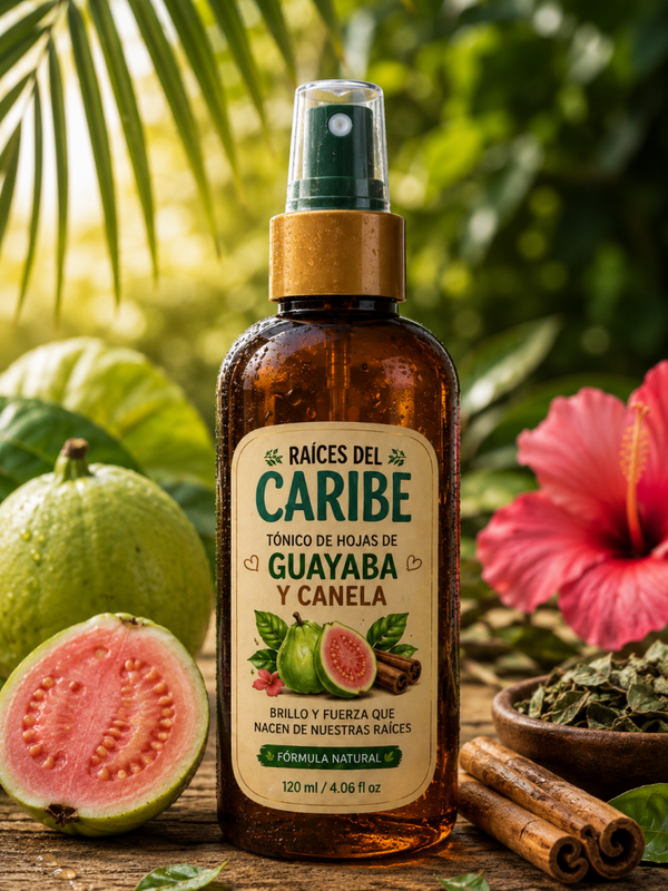 Guava Leaf & Cinnamon Hair Tonic Natural Strength, Shine & Healthy Hair Support