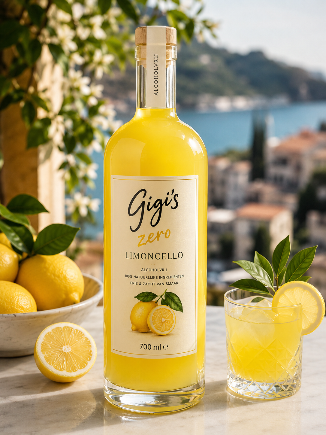 Alcoholvrije limoncello 700ml