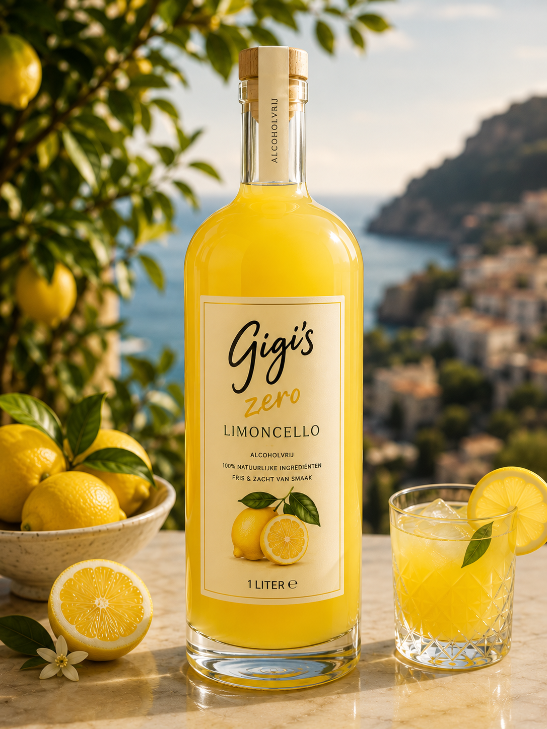 Alcoholvrije limoncello 1L