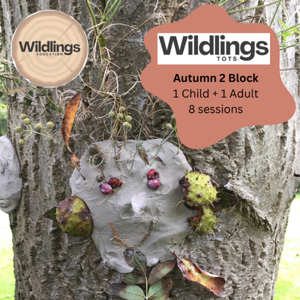 Wildlings Tots Aut 2 -  1 Child + 1 Free Adult - 8 sessions