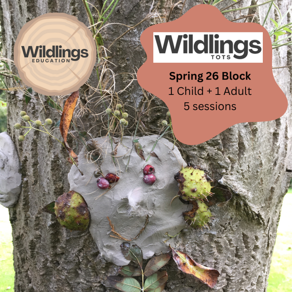 Wildlings Tots Spring Term 2026 - 1 Child + 1 Free Adult - 4 sessions