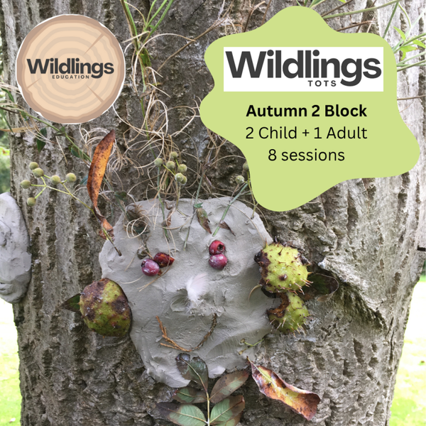 Wildlings Tots Aut 2 - 2 Children + 1 Free Adult - 8 sessions