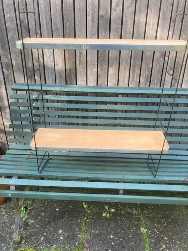 set van twee dubbele boekenplanken