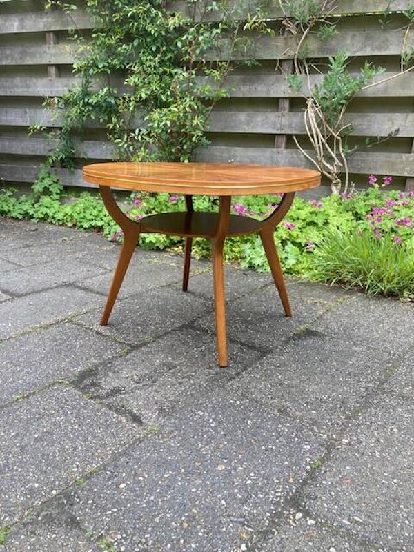 Ronde vintage salontafel Ilse Mobel (1970)