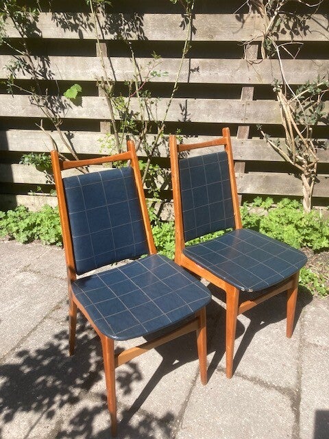 Set Mid Century stoelen