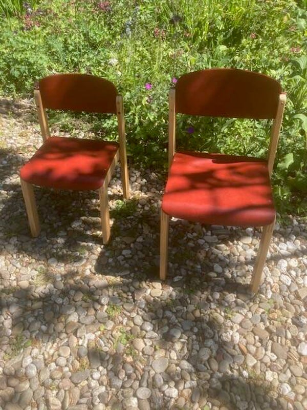 Set kinderstoelen laat Mid Century