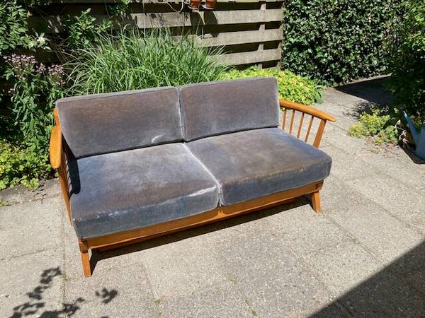 Vintage slaapbank jaren 50-60