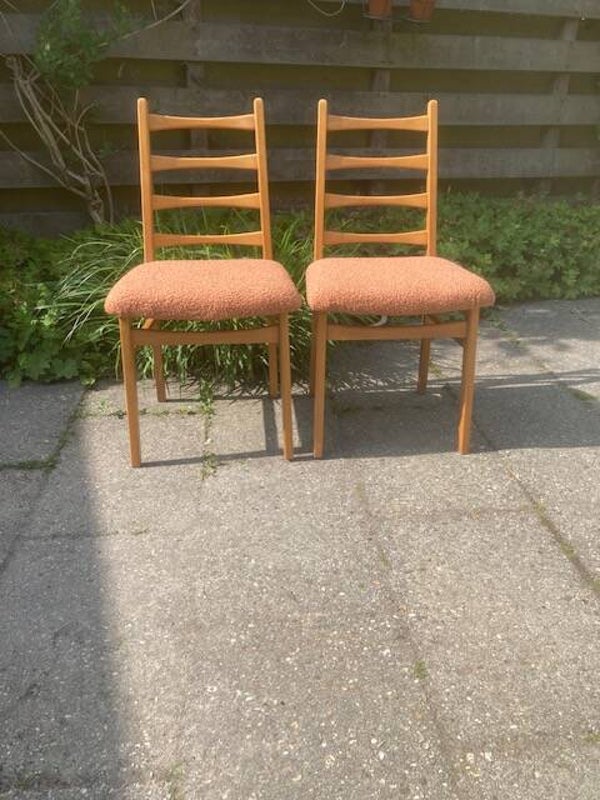 Set van twee vintage stoelen