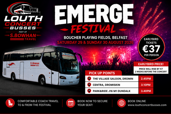30TH AUGUST EMERGE FESTIVAL BOUCHER PLAYING FIELDS
