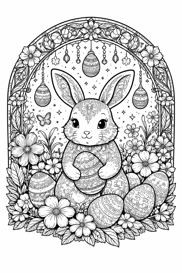 Coloriage lapin