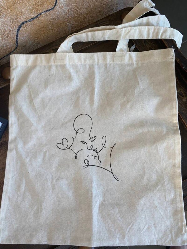 Tote bag maman bébé