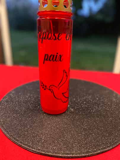 Bougie funéraire maxi