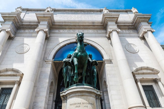 Equestrian Statue of Theodore Roosevelt in New York City, USA