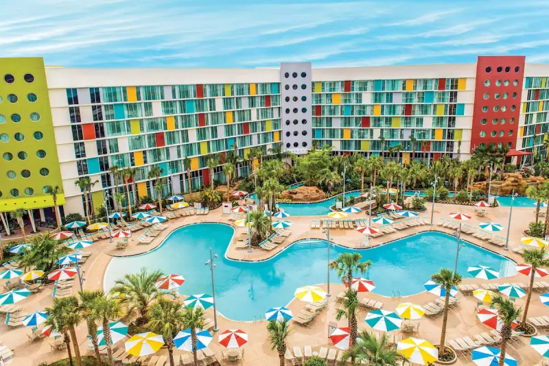 Universal's Cabana Bay Beach Resort 3.5 star property Family-friendly Orlando hotel in Florida Center, walk to Universal Orlando Resort