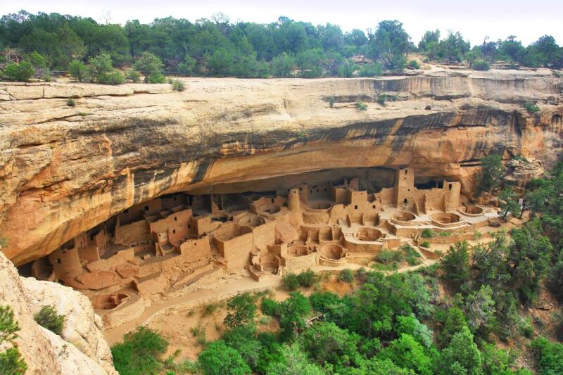 Mesa Verde National Park - UNESCO World Heritage Site located in Montezuma County, Colorado.