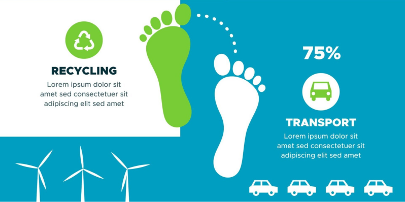 RECYCLING Loren ipsum dolor sit amet sed consectetuer sit adipiscing elit sed amet, 75% TRANSPORT Loren ipsum dolor sit amet sed consectetuer sit adipiscing alit sed amet