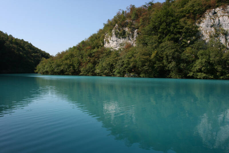 Lake, National Park Plitvice Lakes.